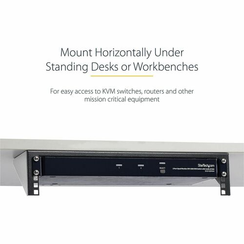 StarTech.com 2HE 19 Zoll Wandmontage Geräte Rack