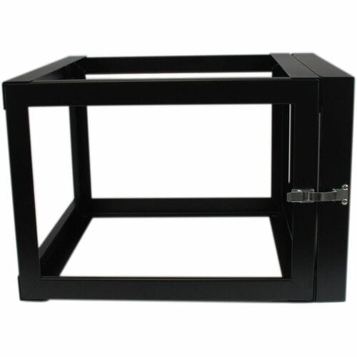 StarTech.com 4-Post 6U Hinged Wall-Mount Network Rack, 19" Open Frame Server Rack, Wall Mount Data Rack for IT Computer Eq