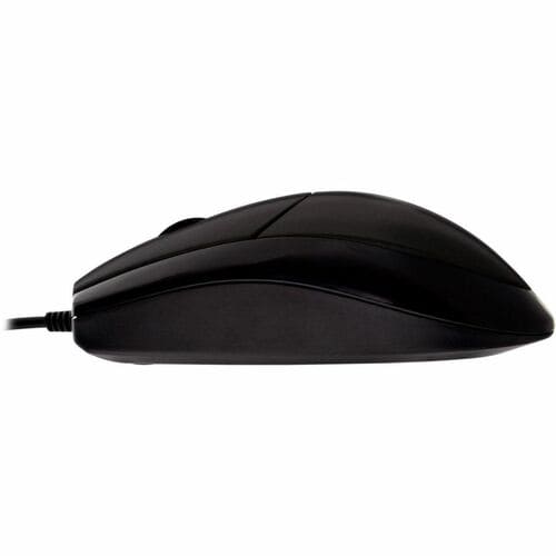 V7 MV3000010-BLK-5E Mouse - USB - Optical - 3 Button(s) - Black - Cable - 1000 dpi - Scroll Wheel