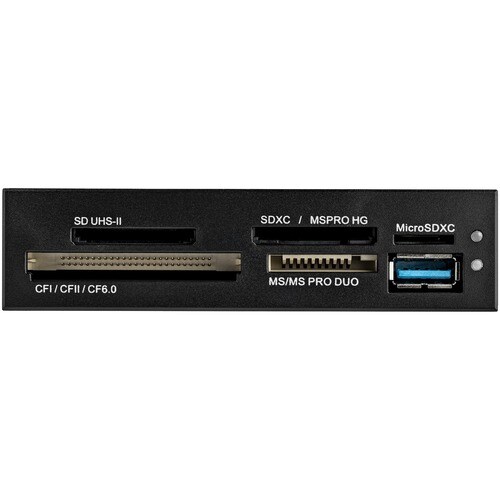 StarTech.com USB 3.0 Internal Multi-Card Reader with UHS-II Support - SD/Micro SD/MS/CF Memory Card Reader - Turn a 3.5" i
