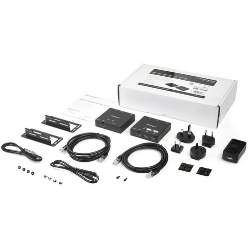 StarTech.com Extensor HDMI por Cable CAT6 con Concentrador USB de 4 Puertos - 50m - 1080p - 1 Dispositivo de Entrada - 1 D