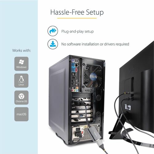 StarTech.com DVI auf DisplayPort Adapter mit USB Power - DVI-D zu DP Video Adapter - DVI zu DisplayPort Konverter - 1920 x