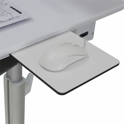 Ergotron StyleView Medical Trolley - Round Handle - 7.26 kg Load Capacity - 4 Casters - 10.16 cm (4") Caster Size - White,