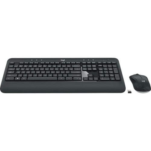 Logitech MK540 Keyboard & Mouse - QWERTY - Spanish - USB Wireless RF - USB Wireless RF - Optical - 1000 dpi - Scroll Wheel