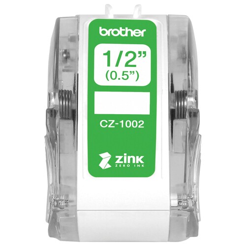 Brother CZ-1002 Multipurpose Label - 12.70 mm Width - Zero Ink (ZINK) - 1