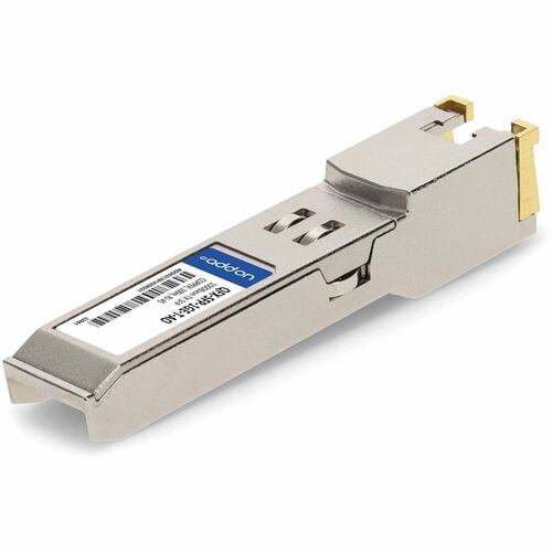AddOn SFP (mini-GBIC) - 1 x RJ-45 10/100/1000Base-TX LAN - 1 - TAA Compliant - For Data Networking - Twisted PairGigabit E
