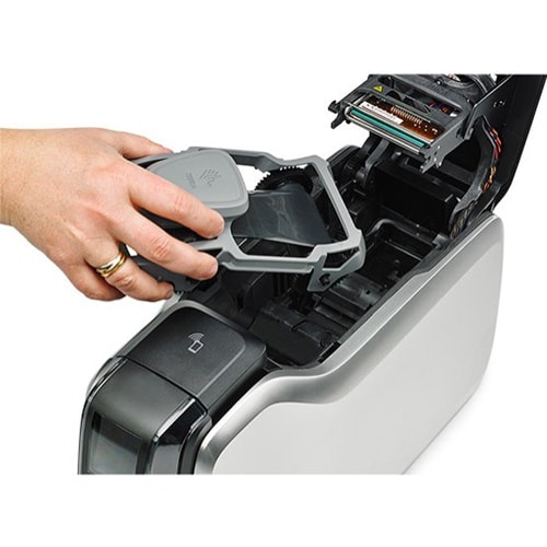 Zebra ZC300 Double Sided Desktop Dye Sublimation/Thermal Transfer Printer - Colour - Card Print - USB - 4 Second Mono - 18