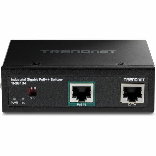 TRENDnet TI-SG104 PoE Splitter - TAA Compliant - 48 V DC Output - 1 x UPoE Input Port(s) - 1 x Gigabit Ethernet Output Por