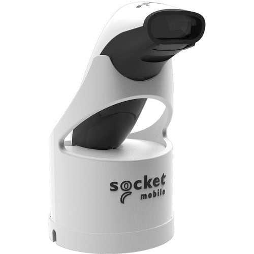 Socket Mobile SocketScan S740 Handheld Barcode Scanner - Wireless Connectivity - White - 495 mm Scan Distance - 1D, 2D - I