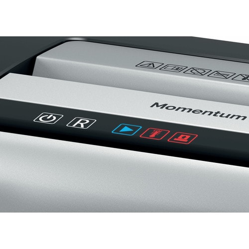 ACCO Momentum X410 Paper Shredder - Continuous Shredder - Cross Cut - 10 Per Pass - for shredding Paper - 4 mm x 30 mm Shr