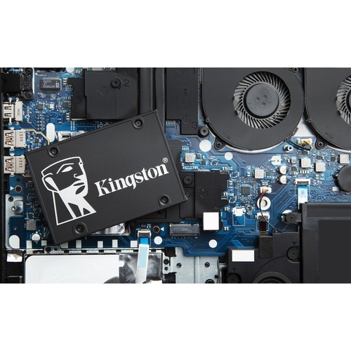 Unità stato solido Kingston KC600 - 2,5" Interno - 2 TB - SATA (SATA/600) - 3.5" Carrier - Computer portatile, Desktop PC 