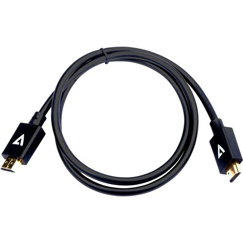 Câble A/V V7 V7HDMIPRO-1M-BLK - 1,01 m HDMI - Cable for Périphérique audio/vidéo, PC, Moniteur, HDTV, Projecteur - 1er bou