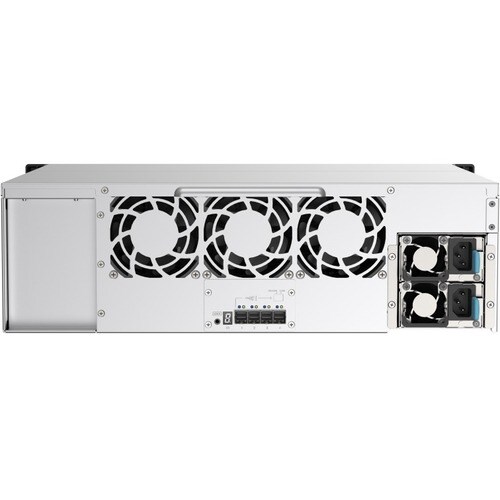 QNAP TL-R1620SEP-RP Drive Enclosure SATA/600 - Mini-SAS HD Host Interface - 3U Rack-mountable - Hot Swappable Bays - 16 x 