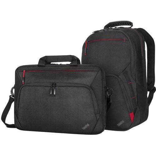 Lenovo Essential Plus Carrying Case Rugged (Backpack) for 39.6 cm (15.6") Notebook - Black - Weather Resistant, Wear Resis