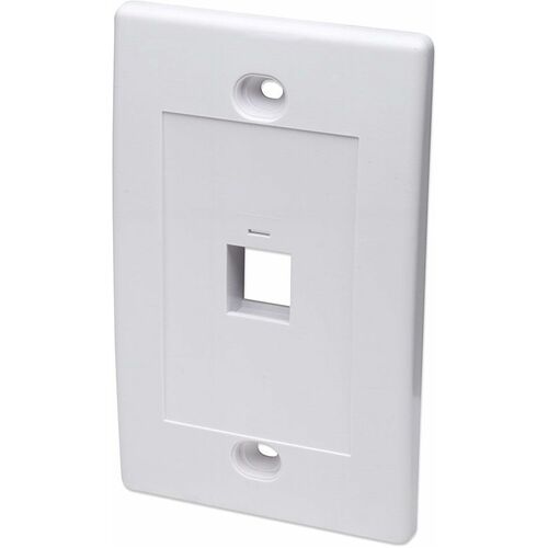 TAPA DE PARED FACEPLATE PLACA 1 PUERTO BLANCO - for Sala, Home, Área de trabajo