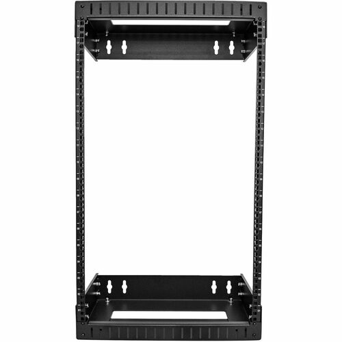 StarTech.com 2-Pfosten 18HE Heavy-Duty Wandmontage Netzwerk-Rack, 19" Open Frame Server Rack mit Einstellbarer Tiefe, Wand