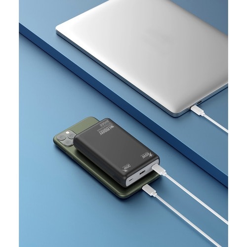 Urban Factory BIGEE Power Bank - For USB Type C Device - 20000 mAh