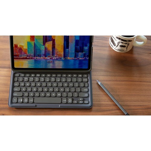 ZAGG Keyboard/Cover Case for 27.7 cm (10.9") Apple iPad Air (4th Generation) Tablet - Black/Grey