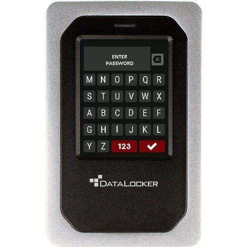 DataLocker DL4 FE 2TB Encrypted USB-C / -A Hard Drive, Hardware - verschlüsselte USB-A- und -C Festplatte mit farbigem Tou