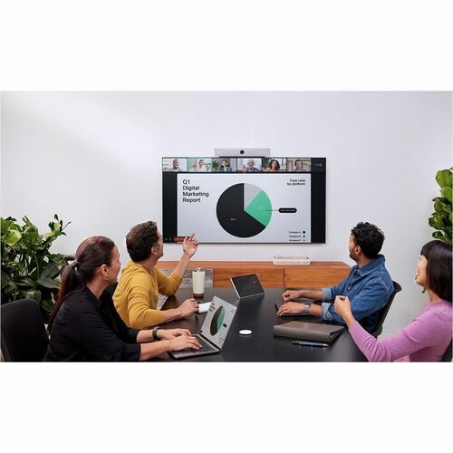 Matériel de Vidéoconférence Cisco Webex Room - CMOS - 3840 x 2160 Video (Content) - H.460.18/19, H.264, H.323, SIP - Point