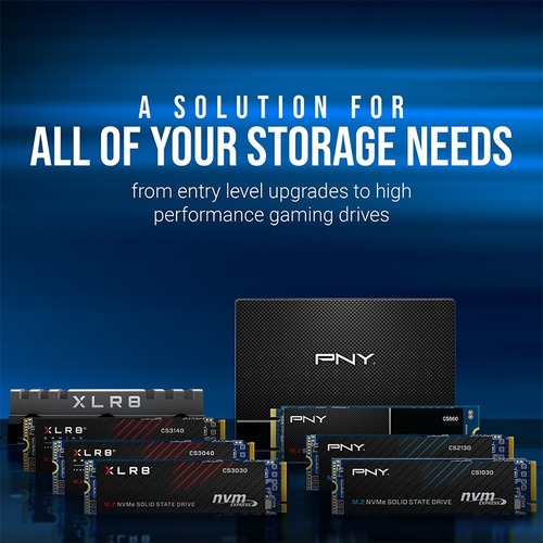 PNY Solid State-Laufwerk - M.2 2280 Intern - 500 GB - PCI Express NVMe (PCI Express NVMe 3.0 x4) - Desktop-PC, Notebook Un
