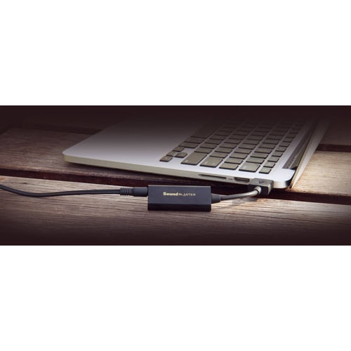 Sound Blaster PLAY! 3 External Sound Box - External - USB 3.0 - 93 dB - 1 x Number of Microphone Ports - 1 x Number of Hea
