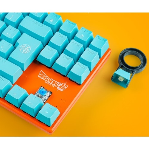 FR-TEC Gaming Keyboard - Cable Connectivity - USB Interface - Spanish - QWERTY Layout - Blue - Mechanical Keyswitch - Play