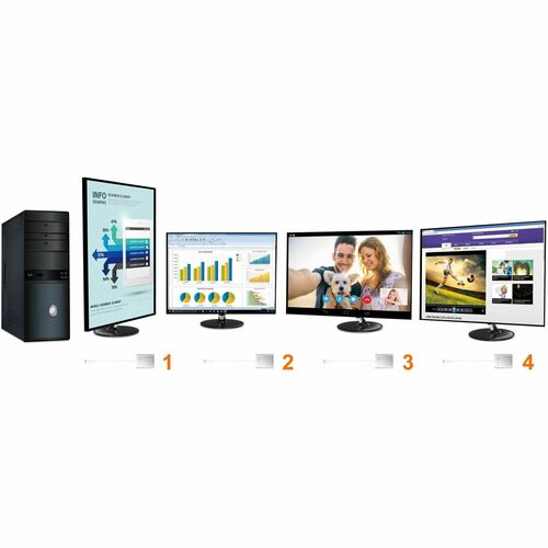 j5create JUA354-N A/V Adapter - 1 - 1 x USB 3.0 Type A - Male - 1 x HDMI 2.1 Digital Audio/Video - Female - 3840 x 2160 Su
