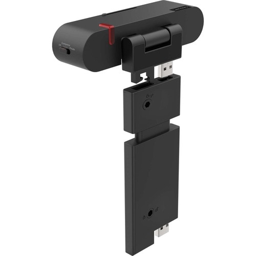 Lenovo ThinkVision MC60 Webcam - Black - USB 2.0 Type A - 1 Pack(s) - 1920 x 1080 Video - 95° Angle - Microphone - For Mon