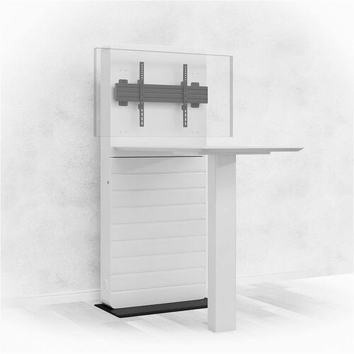 HAGOR CON-Line Konferenztisch - Weiß Top - Schwarz Basis - 1812 mm Höhe x 800 mm Breite x 1380 mm Tiefe - Konferenz, Bespr