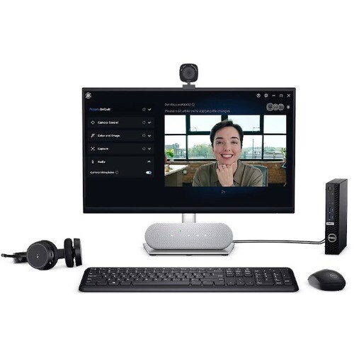 Dell WB3023 Webcam - 60 fps - USB 2.0 Type A - 2560 x 1440 Video - Auto-focus - 78° Angle - 2x Digital Zoom - Microphone -