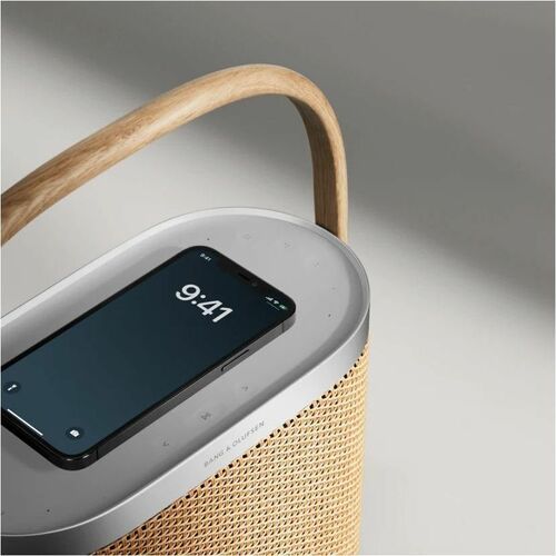 B&O Beosound A5 Portable Bluetooth Speaker System - 70 W RMS - Dark Oak - 32 Hz to 23 kHz - Wireless LAN - Battery Recharg