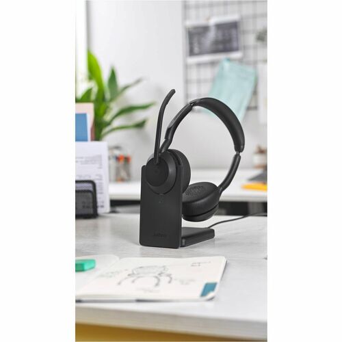 Jabra Evolve2 55 Kabellos Auf den Ohren Stereo Headset - Binaural - Ohraufliegend - 20 Hz bis 20 kHz Frequenzgang - 3000 c