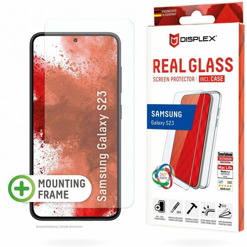 Displex Hülle für Samsung Galaxy S23 Smartphone - Schwarz, Durchsichtig - Schmutzabweisend, Fingerabdruckresistent, Kratzf