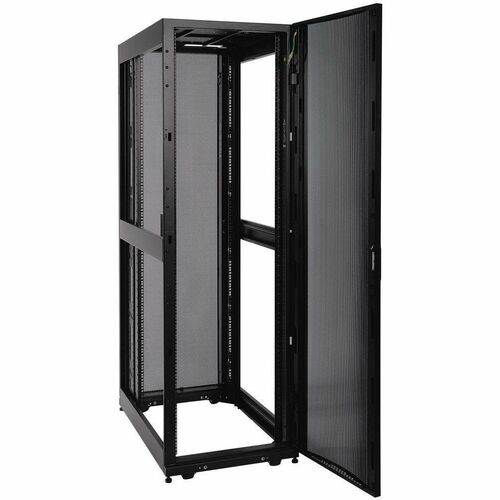 Tripp Lite series SmartRack SRX42UB 42U Floor Standing Rack Cabinet for Server, Patch Panel, LAN Switch - 482.60 mm Rack W