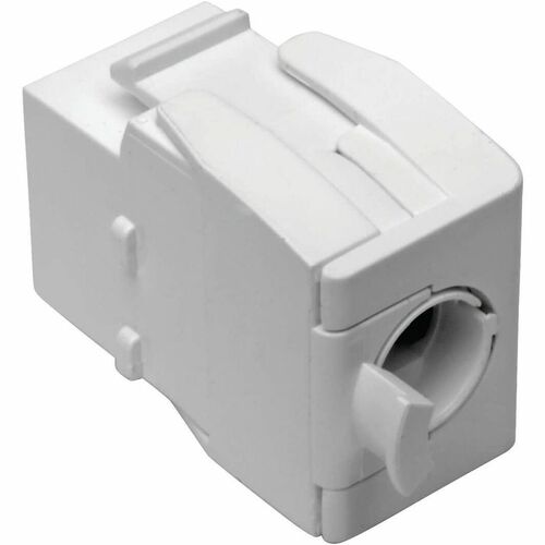 KEYSTONE JACK CAT6A/CAT6/CAT5E RJ45 SHUTTERED DUST CAP WHITE