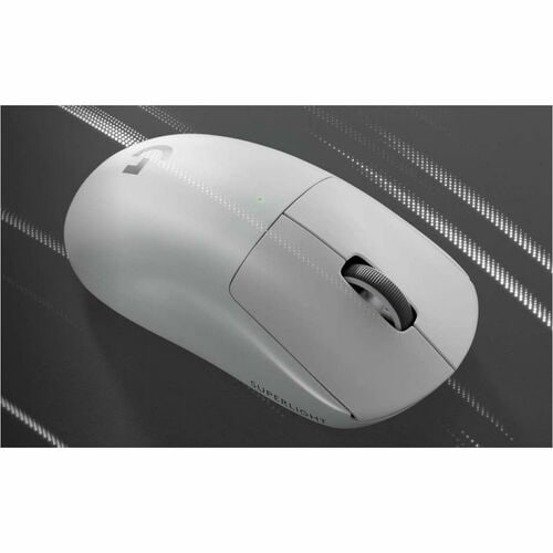 Logitech G PRO X Superlight 2 Gaming Mouse - USB 2.0 - Opto-mechanical - 5 Button(s) - White - Wireless - Rechargeable - 3