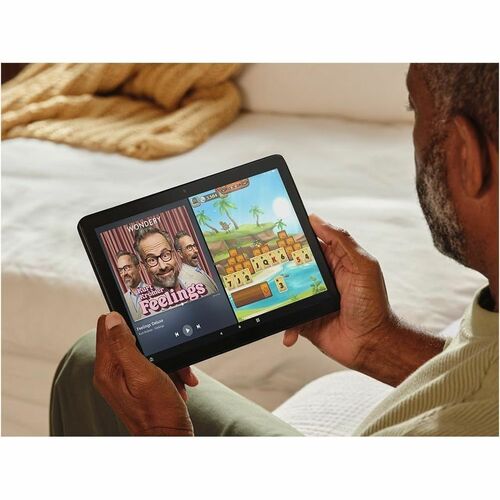 Amazon Fire HD 10 Tablet - 25,7 cm (10,1 Zoll) Full HD - Octa-Core - 3 GB - 32 GB - Fire OS 8 - Schwarz - Cortex A76 Dual-
