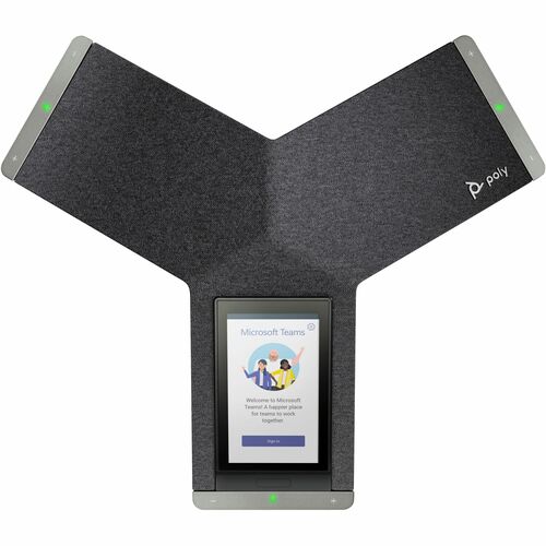Poly Trio C60 IP Conference Station - Corded/Cordless - Wi-Fi, Bluetooth - 5 Multiple Conferencing - Black - VoIP - 12.7 c
