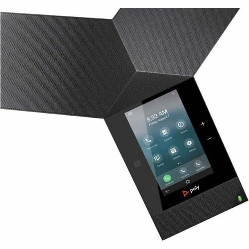 Poly Trio IP Conference Station - Corded/Cordless - Bluetooth, Wi-Fi, NFC - Black - VoIP - 12.7 cm (5") LCD - IEEE 802.11a