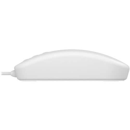 CHERRY AK-PMH3 Mouse - Blue LED - White - Cable - 1000 dpi - Scroll Button - Symmetrical