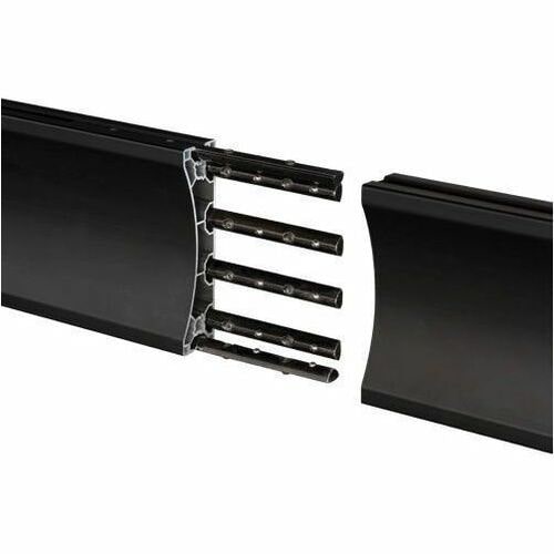 B-Tech System X Mounting Rail for Adapter Plate, Mounting Bracket, Organizer Tray, Mounting Arm - Black - Horizontal