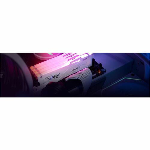 Kingston FURY Beast RAM-Modul - 32 GB (2 x 16GB) - RGB - DDR5-6000/PC5-48000 DDR5 SDRAM - 6000 MHz Single-rank (einfacher 
