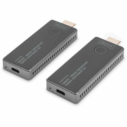 Digitus 4K Wireless HDMI Extender, 30 m, 4K/30Hz. Typ: AV-Sender & -Empfänger, Maximale Auflösung: 3840 x 2160 Pixel, Maxi