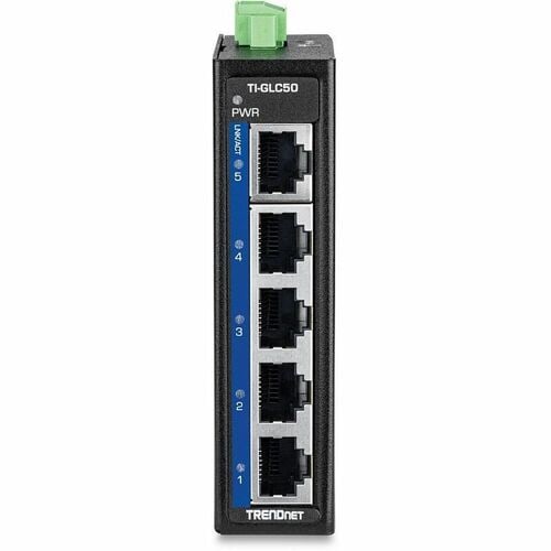 TRENDnet TI-GLC50 5 Ports Ethernet Switch - Gigabit Ethernet - 1000Base-T - TAA Compliant - 2 Layer Supported - 2.69 W Pow