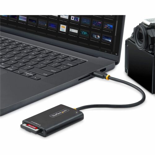 StarTech.com Lector USB-C de Tarjetas CFexpress Tipo B - USB Tipo C USB 3.2 10Gb - Adaptador Lector de Tarjetas de Memoria