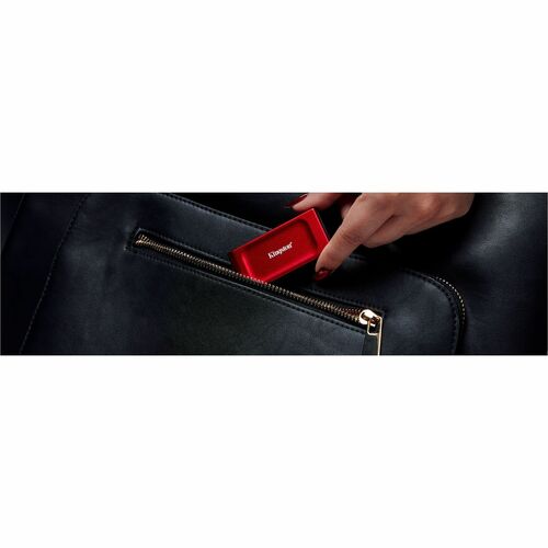 Kingston XS1000 1 TB Portátil Unidade de estado sólido - Externo - Vermelho - USB 3.2 (Geração 2) - 1050 MB/s Maximum Read