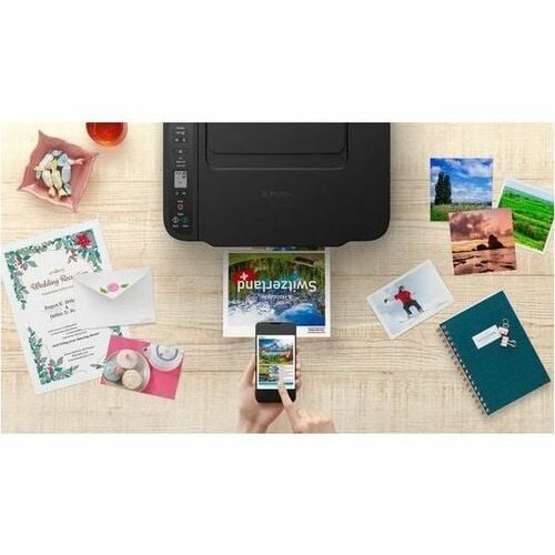 Canon PIXMA TS3750I Wired & Wireless Inkjet Multifunction Printer - Colour - Black - Cloud/Copier/Printer/Scanner - 4800 x