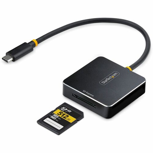 StarTech.com 1 Steckplatz/-plätze Kartenleser - USB 3.2 (Gen. 2) Typ C - Extern - 1 - 1,25 GB/s - SDHC, SDXC, microSD, min