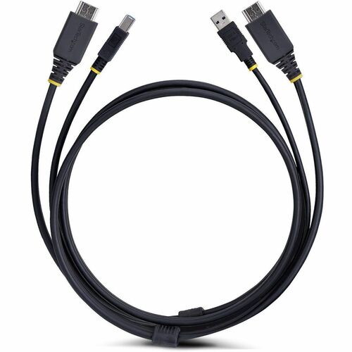 StarTech.com 6ft (1.8m) HDMI and USB 5Gbps KVM Cable, Up to 4K 60Hz, HDMI 2.0 and USB Combo Cable for KVM Switch - KVM cab